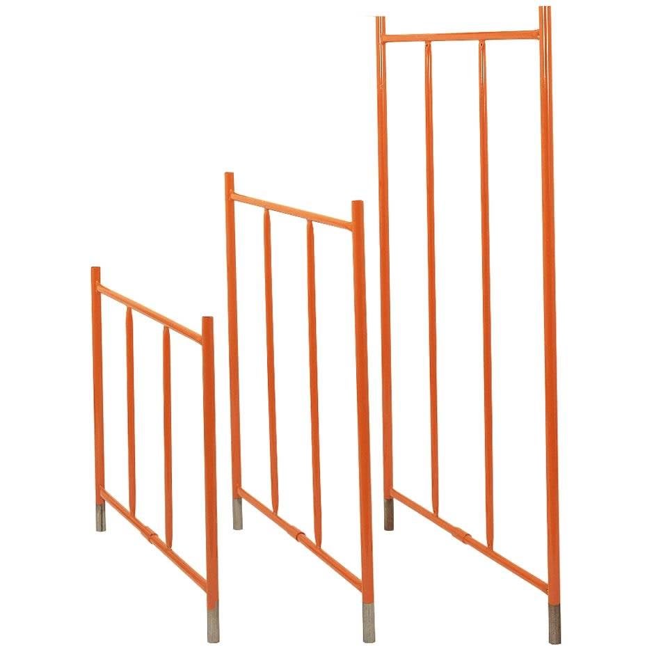 Långsidesgrind till stålpall, mått 1650x1200 mm, lasthöjd 1500 mm, vikt 9 kg