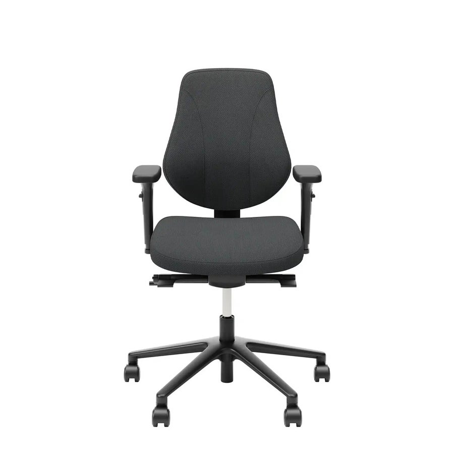 Kontorsarbetsstol Surf Freefloat, mellanhög rygg, armstöd, sitthöjd 45-58 cm