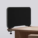 Bordsskärm Edge, 2000x400 mm, ljudabsorberande, klädd i tyg