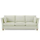 3-sitssoffa Dante, tyg, bredd 2290 mm, ben oljad ek