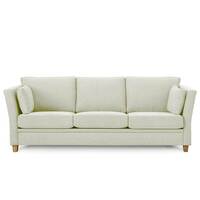 3-sitssoffa Dante, tyg, bredd 2290 mm, ben oljad ek