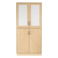 Slöjdskåp Sjöbergsskåpet 1, med 4 st hyllplan, 1 lutande hyllplan & 4 lådor