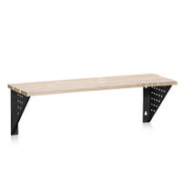 Sittbänk Kumi, Vägghängd, längd 1000 mm, Lackad furu