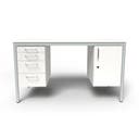 Lärarbord Teach med 1 hurts & 1 skåp, 1500x650 mm