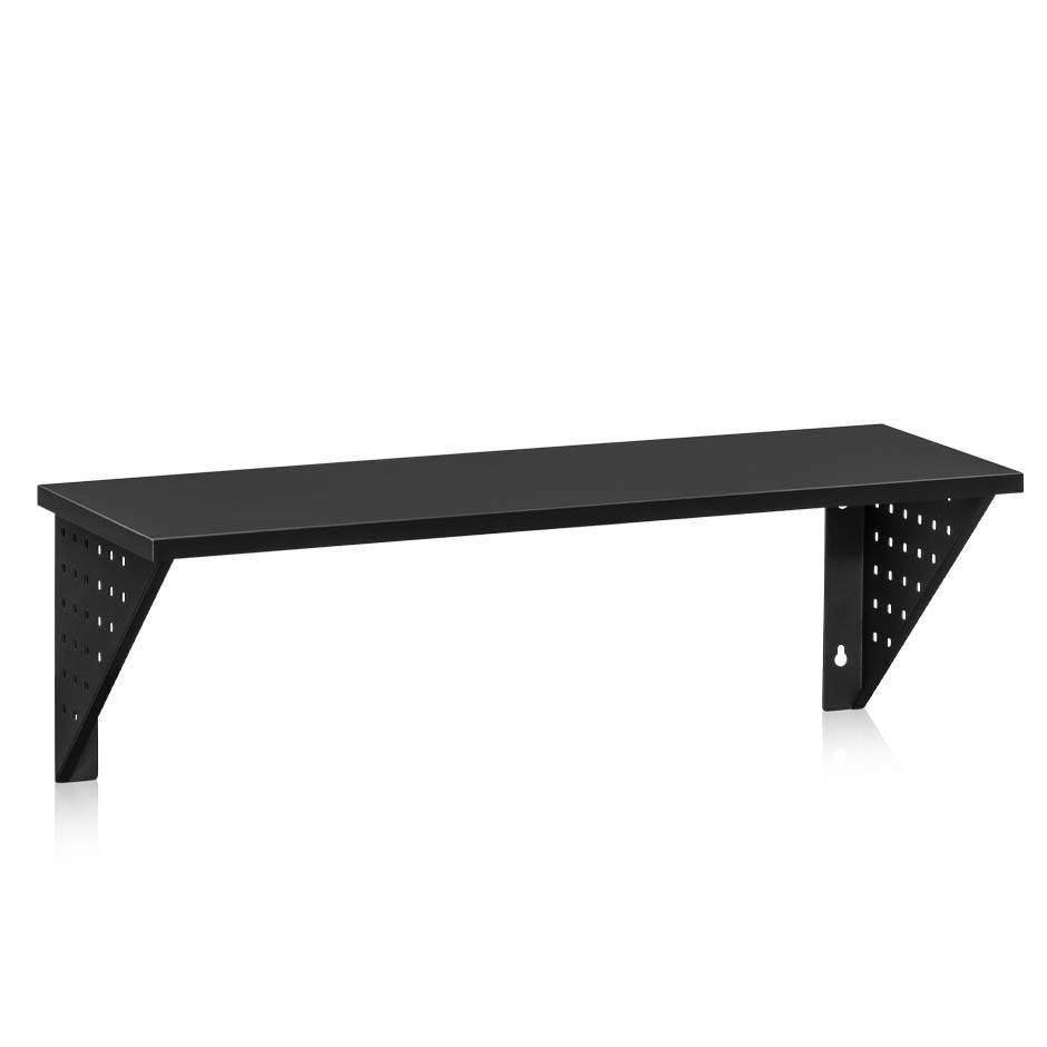 Sittbänk Kumi, Vägghängd, längd 1000 mm, Svart laminat