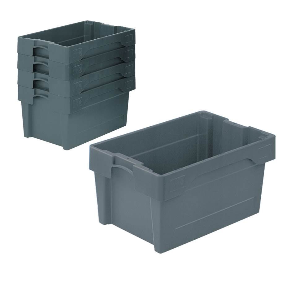 Plastback konisk 46l, 600x400x250 mm, livsmedelsgodkänd