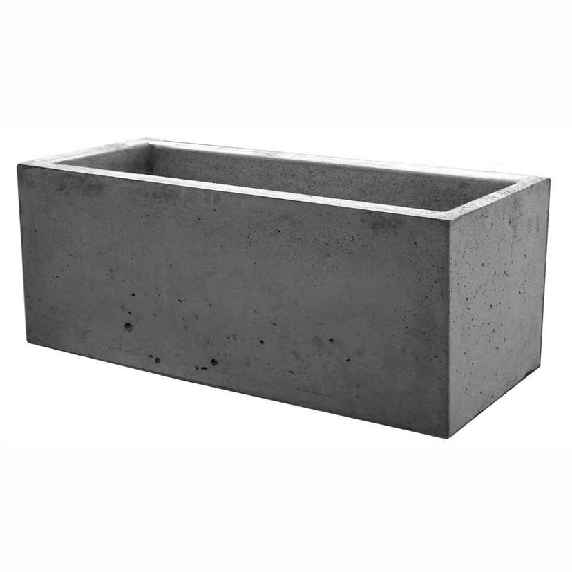 Blomkruka Theo Basic Long, betong, L1150 x B500 x H450 mm