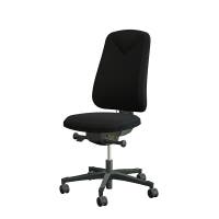 Arbetsstol Höganäs 290 Large med hög rygg, stor ställbarhet, tyg Select