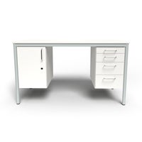 Lärarbord Teach med 1 hurts & 1 skåp, 1500x650 mm