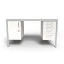 Lärarbord Teach med 1 hurts & 1 skåp, 1500x650 mm