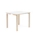 Bord Klara, 800x800 mm, Ljuddämpande skiva, massiv träkantlist