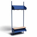 Inredningssystem BST, grundsektion, 800x300x270 mm, inkl. sittbänk, utan m-vägg