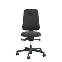 Arbetsstol Höganäs 280 Small med hög rygg, stor ställbarhet, förberedd för nackstöd, tyg Xtreme