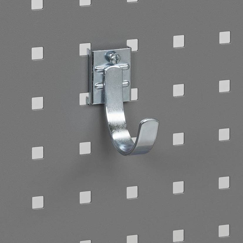 Rundkrok för verktygspanel, längd 60 mm, tjocklek 6 mm, 5-pack