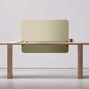 Bordsskärm Edge, nedhäng, 1400x700 mm, ljudabsorberande, klädd i tyg