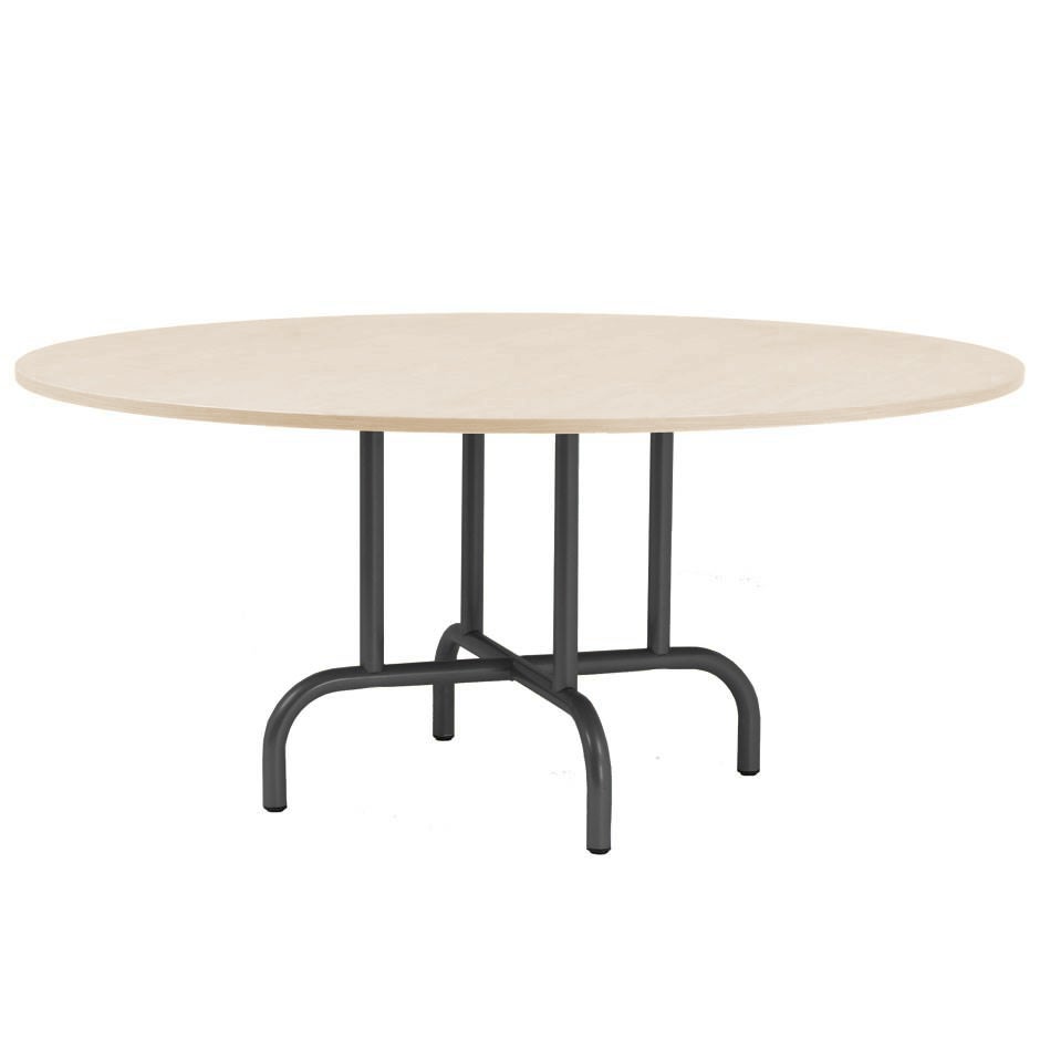 Bord maximum, runt 1600 mm, höjd 720 mm, lackerat underrede