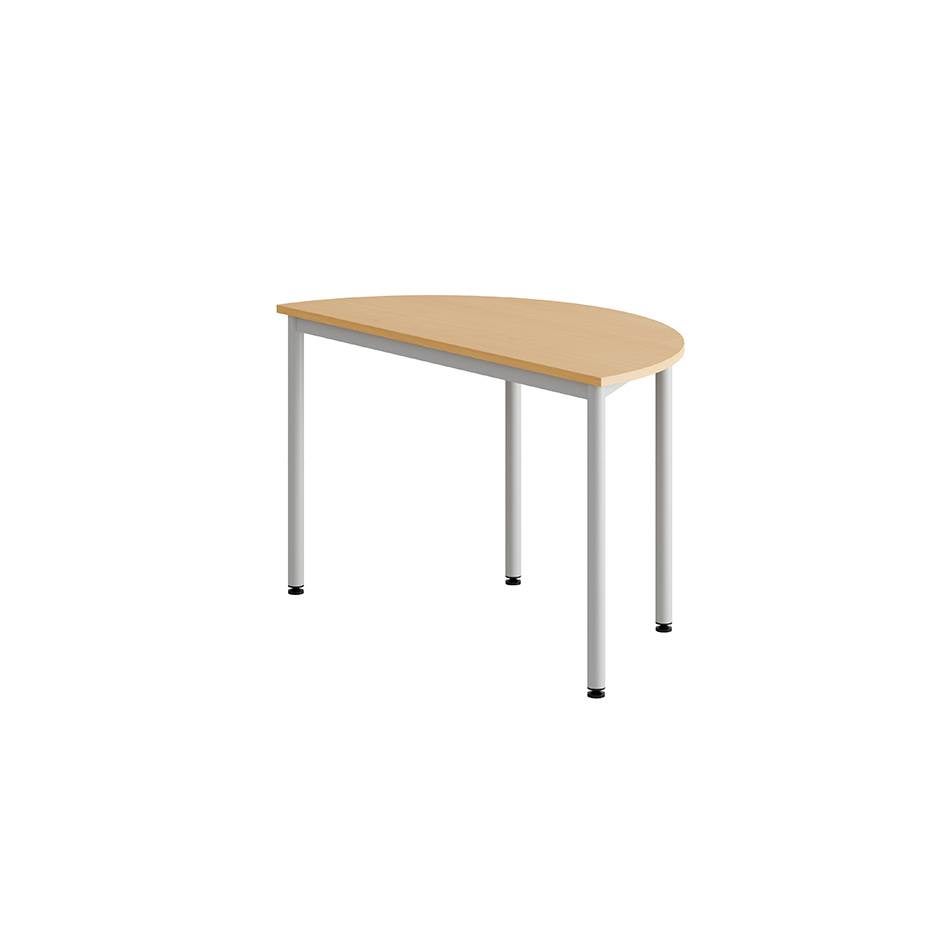 Elevbord Emil, Halvcirkel 1200/600x720 mm, ljuddämpande laminat skiva