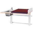 Skötbord Elit Vägg 120 tvättdel, skiva 1200x800 mm