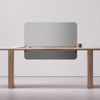 Bordsskärm Edge, nedhäng, 1400x700 mm, ljudabsorberande, klädd i tyg