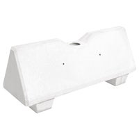 Betongsugga med 70 mm hål, B1090 x H450 x D390 mm, Vit