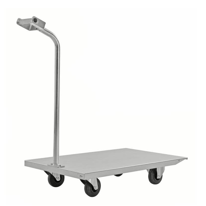 Skyffelvagn Max, L800 x B500 x H900 mm, kapacitet 400 kg, elförzinkad