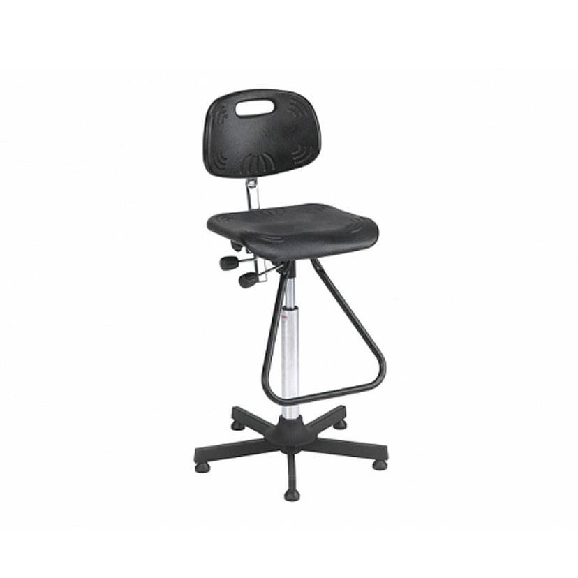 Arbetsstol Classic, integralskum, bygel, rygg-/sittvinkling, höjdinst 630-880 mm