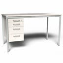 Lärarbord Teach med 1 st hurts, 1500x650 mm