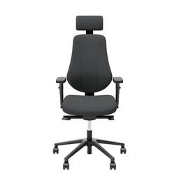 Kontorsarbetsstol Surf Freefloat, hög rygg, armstöd och nackstöd, sitthöjd 45-58 cm