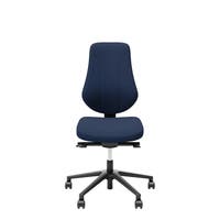 Kontorsarbetsstol Surf Freefloat, hög rygg, sitthöjd 45-58 cm, exklusive armstöd och nackstöd