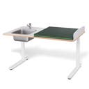 Skötbord Elit 140 tvättdel, skiva 1400x800 mm, höjdjustering 700-1100 mm