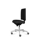 Arbetsstol Infra A, låg rygg och liten sits, stor ställbarhet, tyg Select