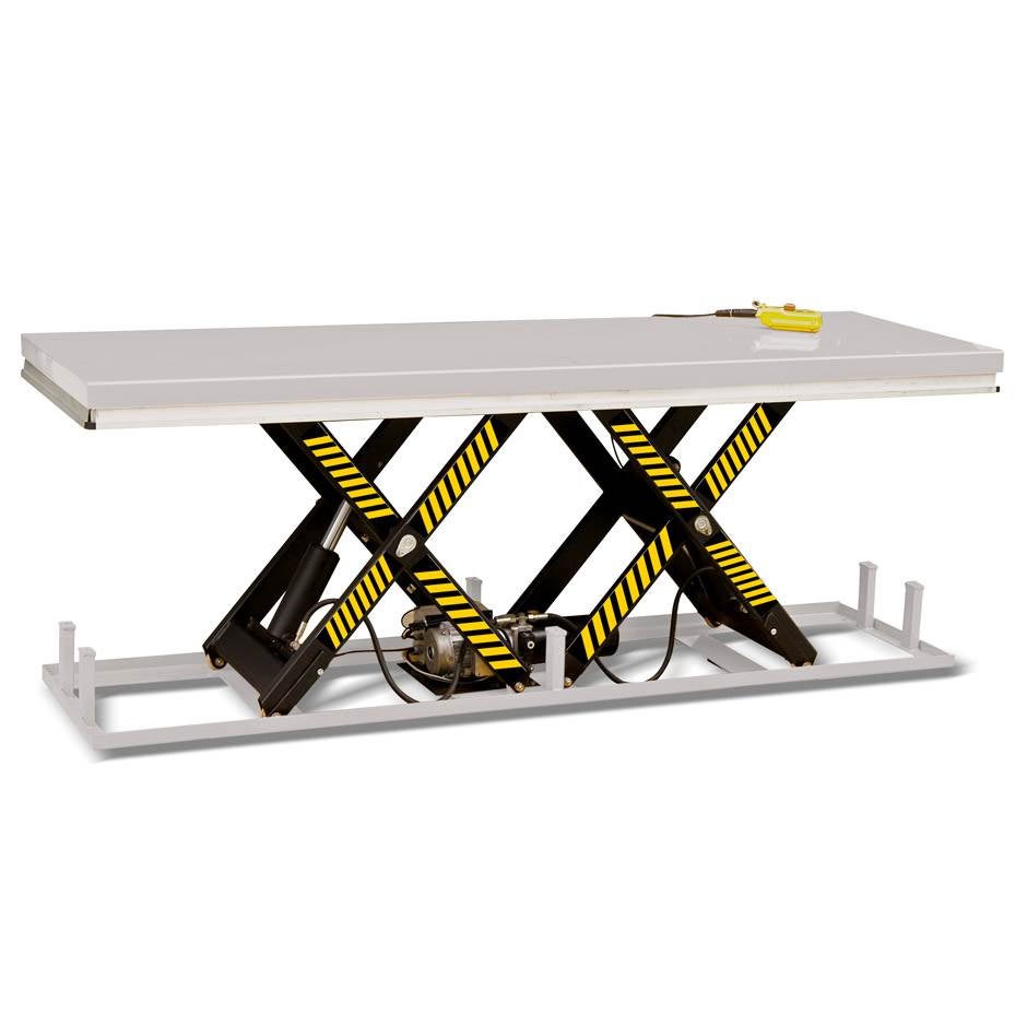 Lyftbord längdsax, elektriskt, lyfthöjd 230 - 1000, 2500x850 mm, lyftkap. 4000 kg