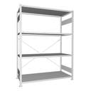 Lagerhylla Meta Quick Plus, start, galv, 2000x1500x600 mm, 4 plan, 200 kg/plan