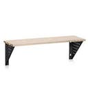 Sittbänk Kumi, Vägghängd, längd 1000 mm, Lackad furu