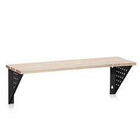 Sittbänk Kumi, Vägghängd, längd 1000 mm, Lackad furu