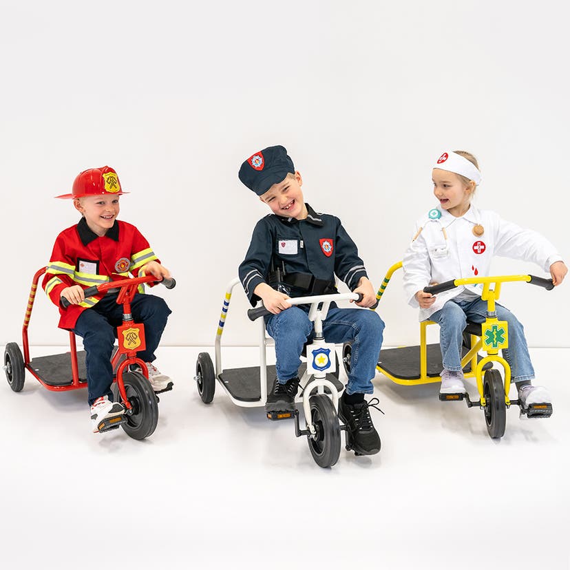 Räddningscyklar Hero, paket med 3 cyklar