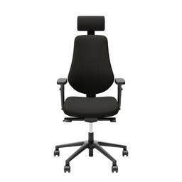 Kontorsarbetsstol Surf Freefloat, hög rygg, armstöd och nackstöd, sitthöjd 45-58 cm