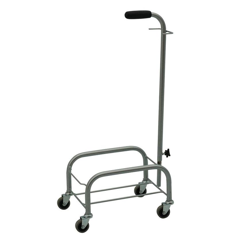 Svabbvagn Vera, justerbart handtag, 350x280x1050 mm, 75 mm hjul
