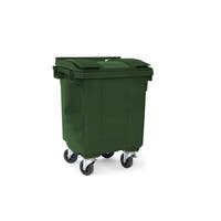 Avfallsbehållare 400l , 4-hjuliga, hjuldiameter 160 mm, vikt 30 kg