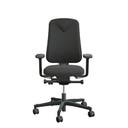 Arbetsstol Höganäs 280 Small med hög rygg och 4D armstöd, stor ställbarhet, tyg Fame