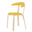 Stol Ellen, formpressad björk, laminat sits & rygg