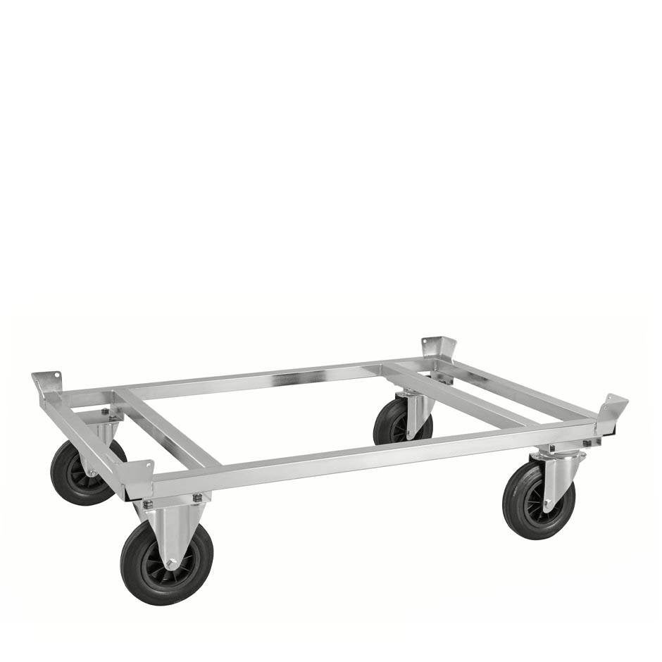 Pallvagn Axel, EUR-pall, pallstyrning, 1246 x 846 x 355 mm, kap. 800 kg, broms