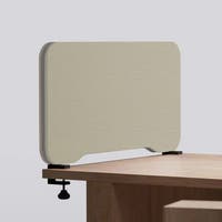 Bordsskärm Edge, 1600x400 mm, ljudabsorberande, klädd i tyg