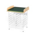 Skötbord Fast 80, skiva 800x800 mm, höjd 900mm