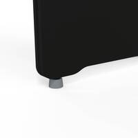 Rund fot Edge Slim, Ø45 mm, grå