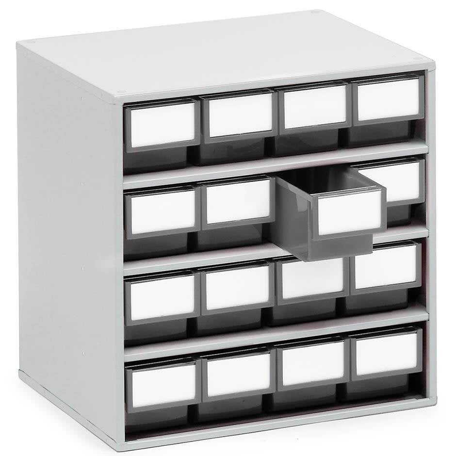 Lagerkassett Treston 1630, 300x400x395 mm, 16 lådor 3010