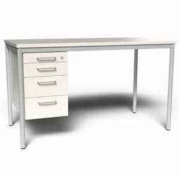 Lärarbord Teach med 1 st hurts, 1500x650 mm