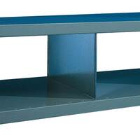 Hyllavdelare till Meta Quick Plus stålhylla, 800x200 mm, hyllplan till hyllplan