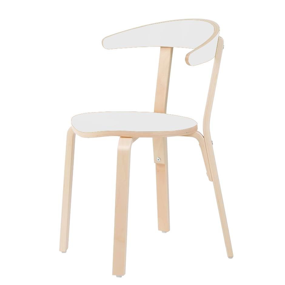 Stol Ellen, formpressad björk, laminat sits & rygg