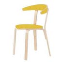 Stol Ellen, formpressad björk, laminat sits & rygg